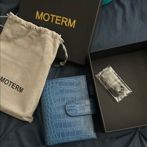 Blue Crocodile Pattern Notebook